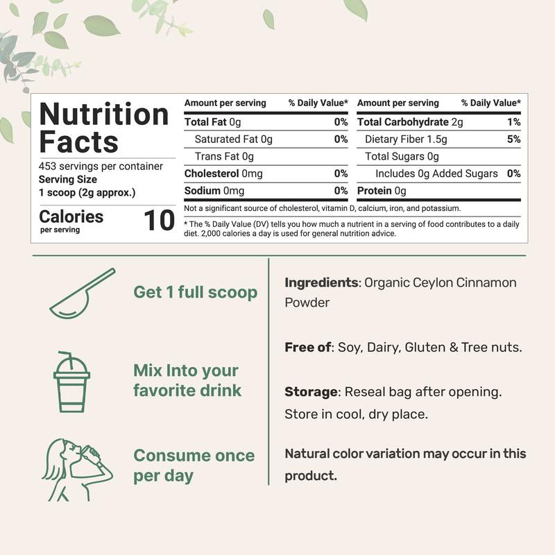 Organic Ceylon Cinnamon Powder