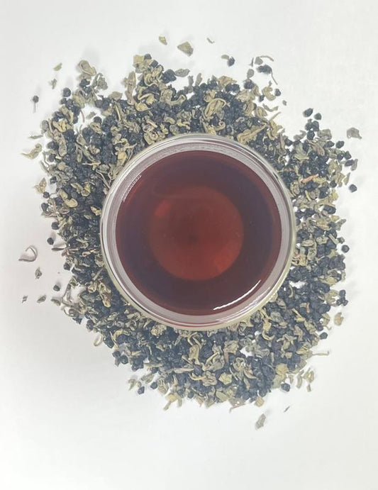 Green Tea and Elderberry Loose Leaf Herbal Tea