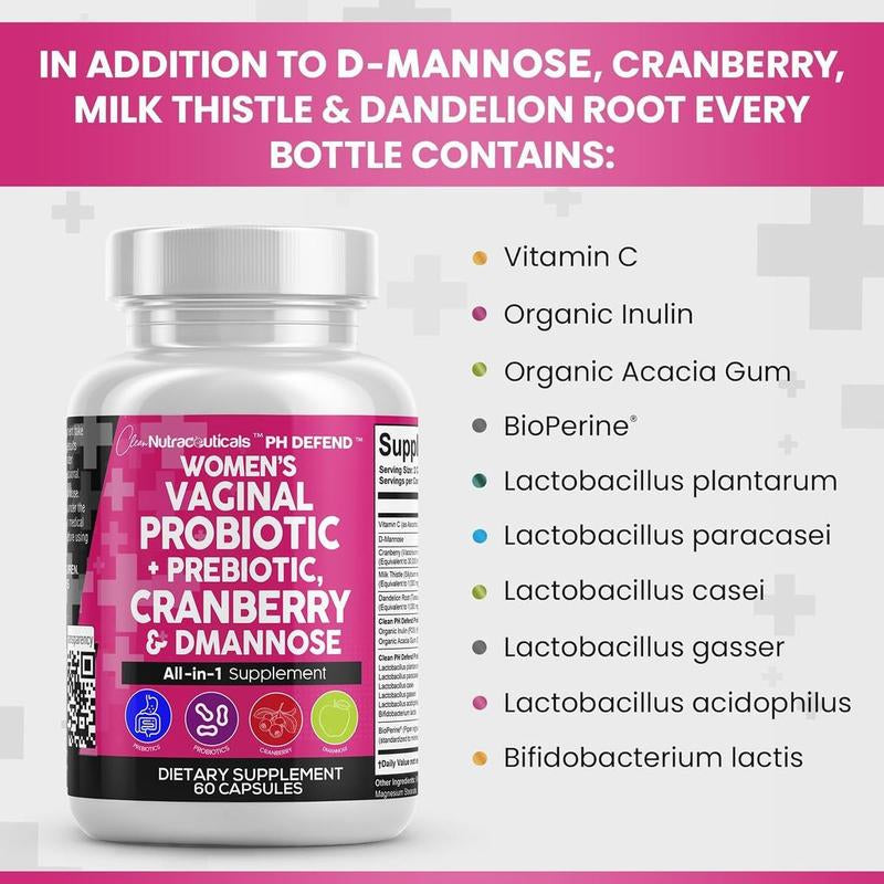 Women'S Vaginal Probiotic + Prebiotics